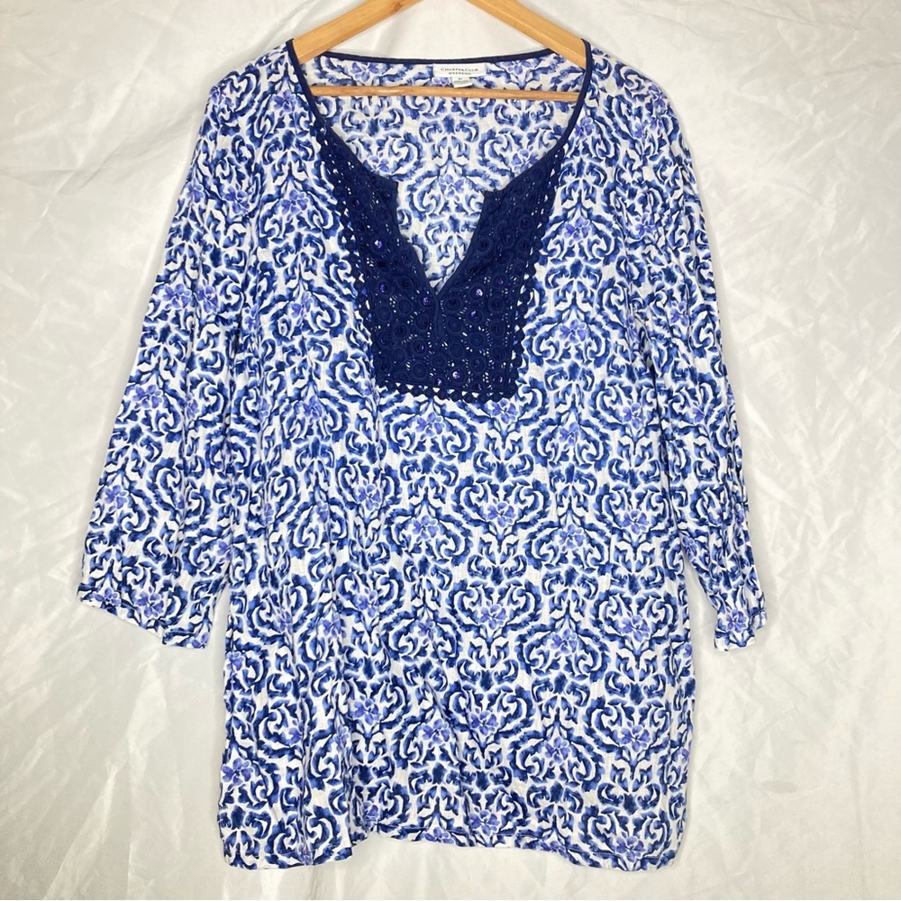 Charter Club linen tunic